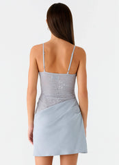 Romy Mini Dress - Grey