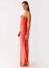 Louana Maxi Dress - Coral