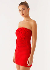 Sicily Mini Dress - Red