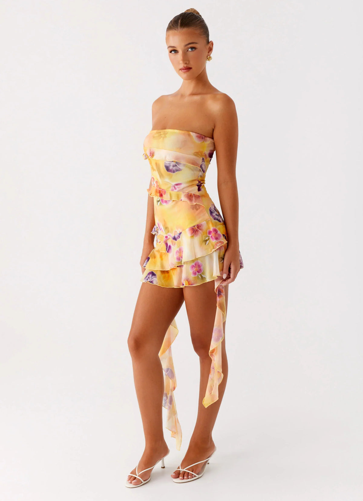 Macey Mini Dress - Sunburst Floral