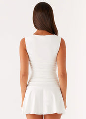 Kelda Mini Dress - White