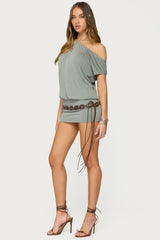 Sevie Off Shoulder Mini Dress