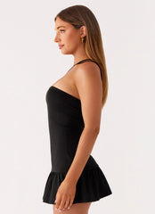 Ebonique Mini Dress - Black