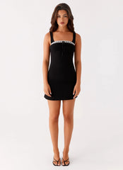 Flashback Mini Dress - Black