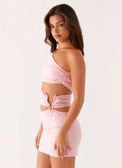 Malli Cut Out Mini Dress - Pink