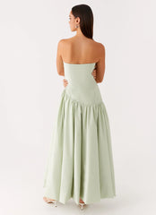 Misa Bubble Maxi Dress - Mint
