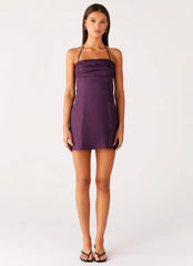 Sonique Mini Dress - Plum