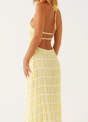 Aullie Maxi Dress - Yellow