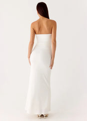 Party After Party Shell Maxi Dress - White