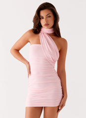 Breaking News Mini Dress - Pink
