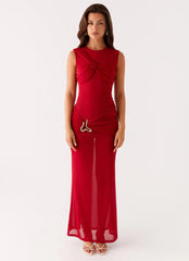 Worldwide Maxi Dress - Raspberry