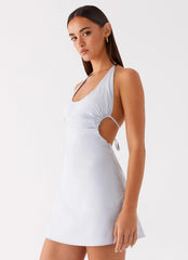 Albie Mini Dress - Cornflower Blue