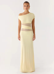 Like Honey Maxi Dress - Butter Yellow