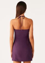 Sonique Mini Dress - Plum