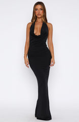 Vacation Time Maxi Dress Black
